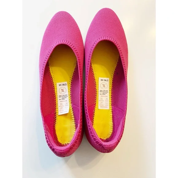 VIVAIA Tamia 2.0 Women's Ballet Flats, Almond Toe Slip On Washable Pitaya 6 - Picture 13 of 15
